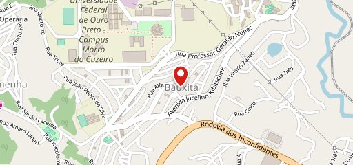 Salgados e Cia Ouro Preto no mapa