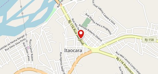 Lanchonete Sandubão Itaocara no mapa