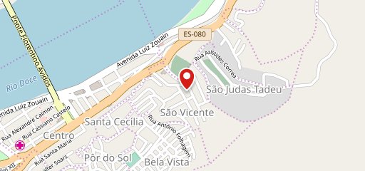 Padaria e Lanchonete São Vicente no mapa