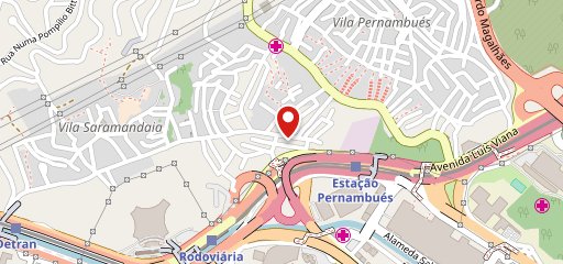 Padaria e Pizzaria Sergipinho no mapa