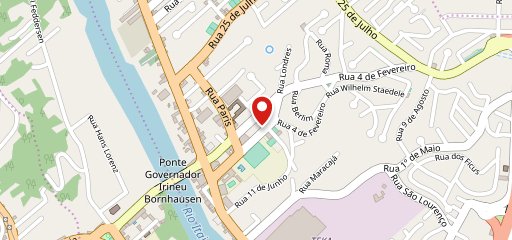 Padaria Lisboa no mapa