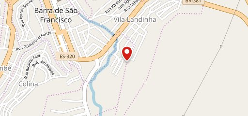 Lanchonete 2 Irmãos no mapa