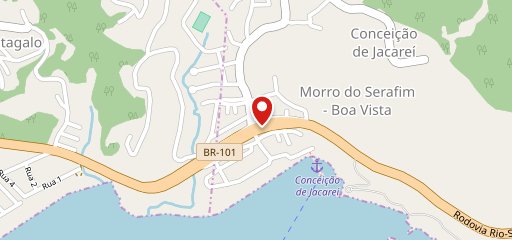 Padaria e Mercearia Beach Pão - Conceição de Jacarei no mapa