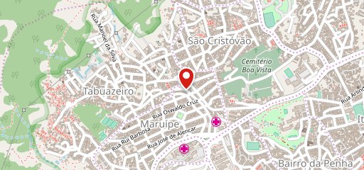 Padaria Milano no mapa