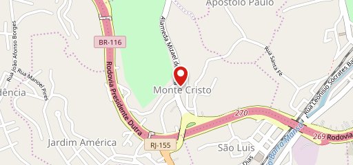 Padaria Monte Cristo no mapa