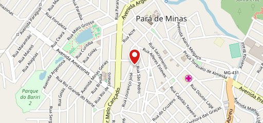 Padaria Sacramento no mapa