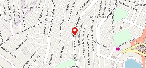 Padaria Santa Amelia no mapa