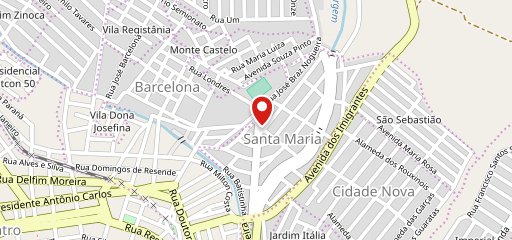 Padaria Santa Maria no mapa