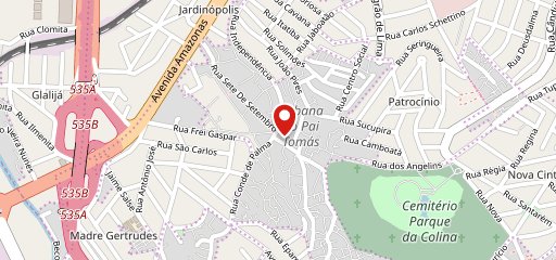 Padaria Tico Tico no mapa