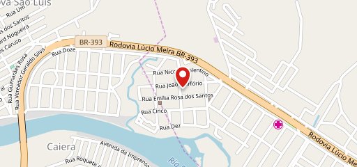 Padaria Viana no mapa