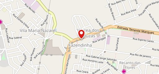 Padaria Nova fazendinha no mapa