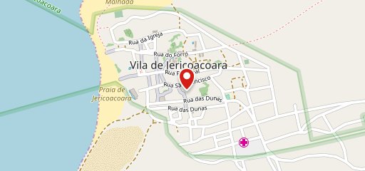 PAES E PIZZARIA JABA no mapa