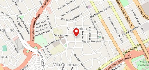 Palácio da Pizza no mapa