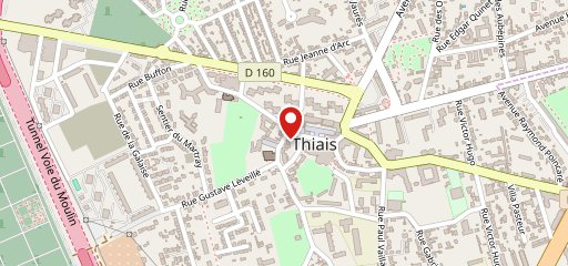 Le Palais de Thiais sur la carte