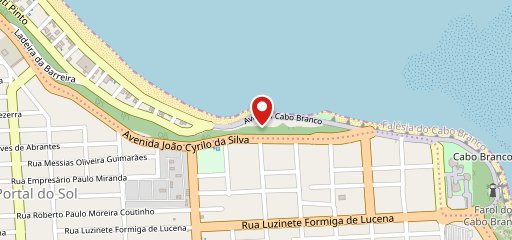 Corais Bar e Restaurante Cabo Branco no mapa