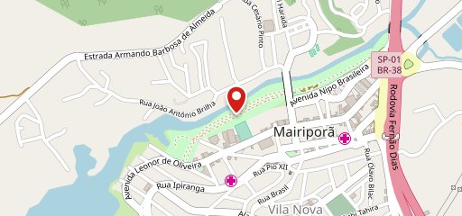 Palhoça Restaurante no mapa