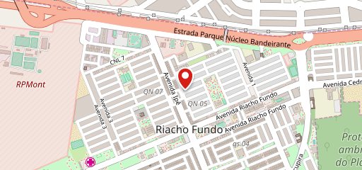 Pallazzo Pizzaria - Riacho Fundo no mapa