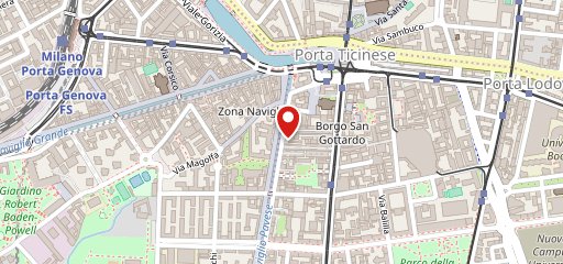 Panbriaco MI - Navigli sulla mappa