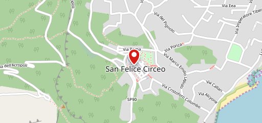 Pane e Vino al Circeo sur la carte