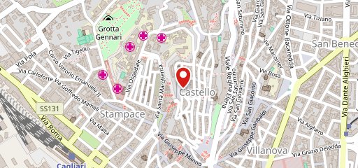 Ristorante Pani e Casu Cagliari sulla mappa