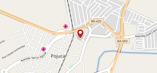 Panificadora e pizzaria dois Amigos no mapa