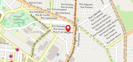 Panificadora Leite no mapa