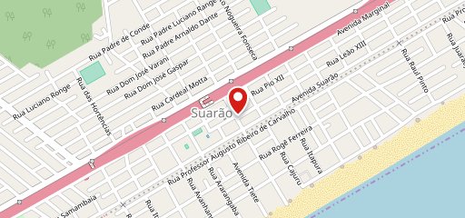 Padaria Lanchonete Restaurante Suarão Itanhaem no mapa