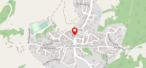 Zona di Canale Monterano sulla mappa