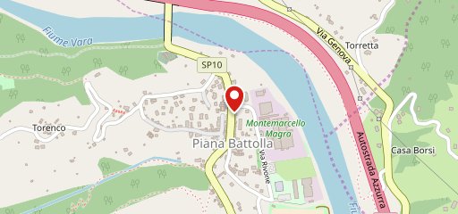 Panificio Giacopinelli sur la carte