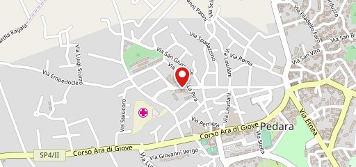 Panificio Laudani Dario a mt 150 dal centro cuore sulla mappa