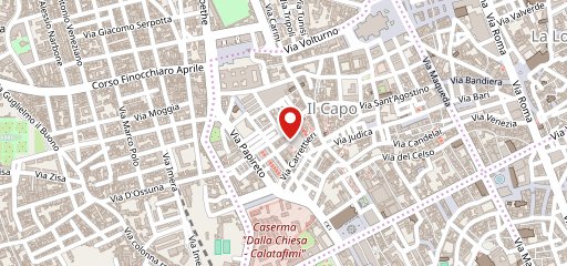 Panineria Santa Rosalia sulla mappa