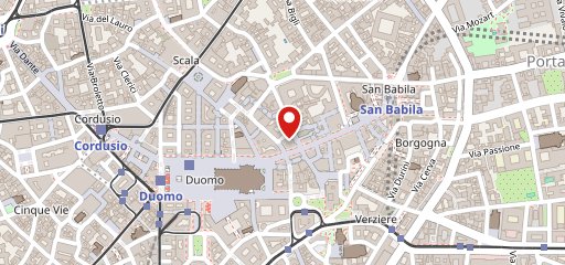 Panino Giusto Duomo sulla mappa