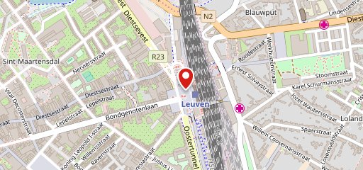 Panos Rail Leuven (Martelarenplein) sur la carte