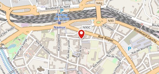 Panos City Namur sur la carte