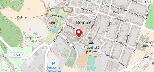 Panský pivovar Bojnice sur la carte