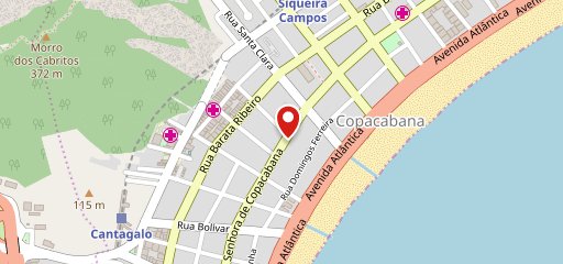 Pão e Companhia Copacabana no mapa