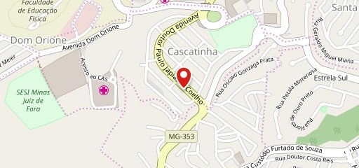 Padaria e Lanchonete Cascatinha no mapa