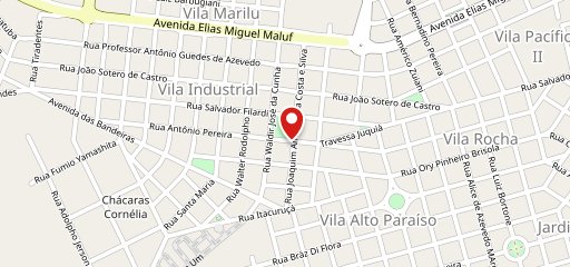 Papa tudo lanches vila industrial no mapa