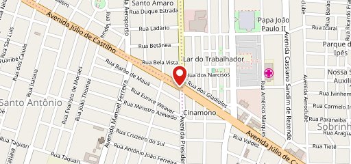 Papaléguas Pizzaria no mapa