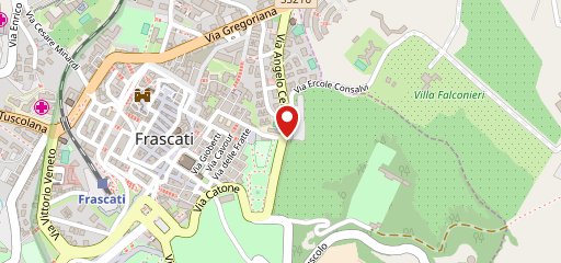 Parcheggio frascati sulla mappa