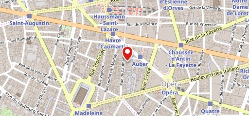 Paris Madère sur la carte