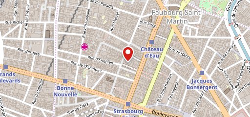 PNY FAUBOURG SAINT-DENIS sur la carte