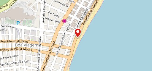 Paris Plage Recife no mapa