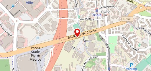 Park Inn by Radisson Grand Stade Lille sur la carte