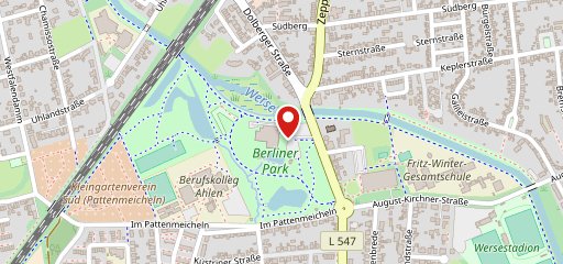 Parkbadlounge sur la carte