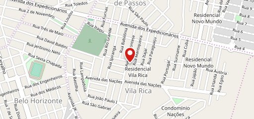 Parma Pizzaria no mapa