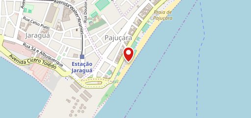 Parmegianno Praia no mapa