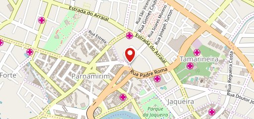 Xerém Parnamirim no mapa