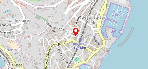 Café le Beaulieu sur la carte