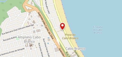 Padaria Cabo Branco no mapa